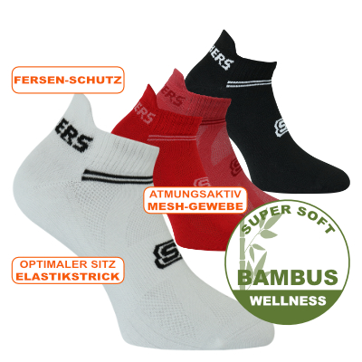 Bambus Sport Sneakersocken von Skechers