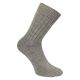 Alpaka Socken mit Wolle wärmend und superweich leicht gerippt beige Thumbnail