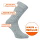Super kuschelweiche Alpaka Socken mit Wolle wärmend leicht gerippt grau Thumbnail