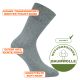 CA-SOFT Socken ohne Gummi-Druck grau camano Thumbnail
