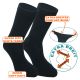 Extra breite Socken bequem schwarz ohne Gummidruck Thumbnail