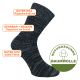Griffige Jeans Socken dunkel-melange mit viel Baumwolle Thumbnail