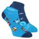 Witzige Motiv Sneaker Socken KÜSTENMOTIVE Meer Leuchtturm Möwen mit Komfortbünchen Thumbnail