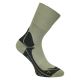 Atmungsaktive Outdoor Trekking Socken mit stoßdämpfender Sohle und Wolle sand-beige Thumbnail