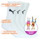 Puma Kinder u. Teenager Crew Sport Socken mit Frotteesohle - weiß Thumbnail