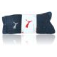 Stoßdämpfende bequeme Puma Sport-Socken mit weicher Frottee-Fußbettpolsterung navy-blau-mix Thumbnail