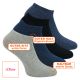 Bequeme Sneakersocken von s.Oliver - grau-blau-mix Thumbnail