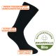 Naturgesunde Socken mit GOTS Bio Baumwolle kbA Cotton schwarz Thumbnail