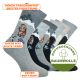 Bequeme Alpen-Motiv-Socken Murmeltier Freddy mit Edelweiß Thumbnail