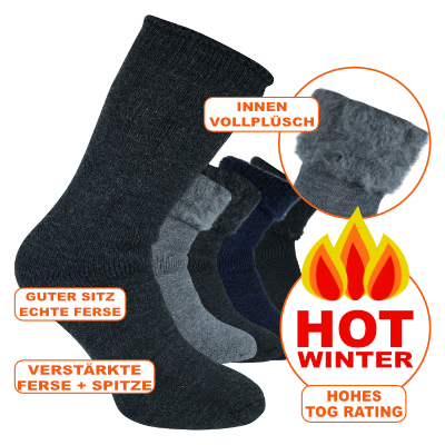 Mega warme ultra-dicke Socken von Heat Keeper mit TOG Rating