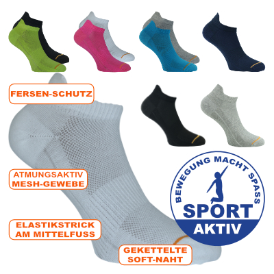 Multifunktionale Sport Sneakersocken von camano