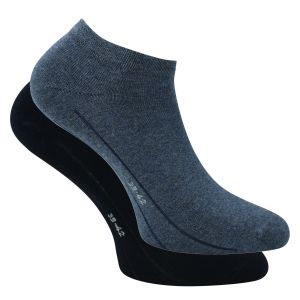 Sneaker Socken CA-Soft von Camano navy-mix ohne Gummidruck - 3 Paar