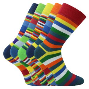 Beste Laune Ringel Socken für Knaben und Mädchen  - 3 Paar