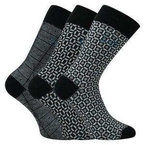 Grafik Style Herren Business Socken - 3 Paar