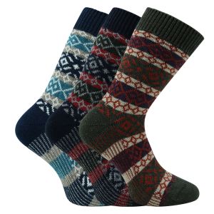 Skandinavian Style Hygge Socken mit Wolle - 1 Paar