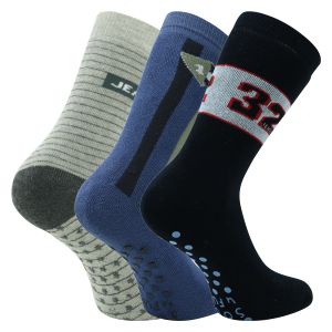 6 Paar Jungen Thermo Socken Strümpfe bunt Muster Gr 85% BW 27-30 27 28 29 30 