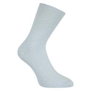 Arzt- und Schwestern-Socken weiß gerippt 100% Baumwolle - 5 Paar
