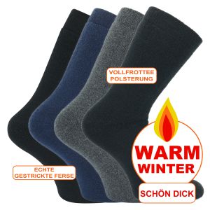 Basic Kinder Thermo Socken - Apollo Hot Winter - 3 Paar