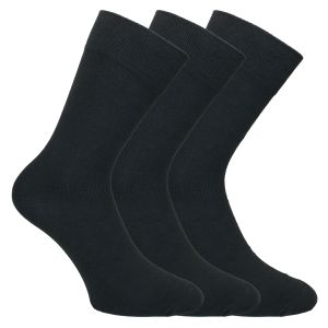 Bequeme Essentials s.Oliver classic Casual Socken Baumwolle schwarz