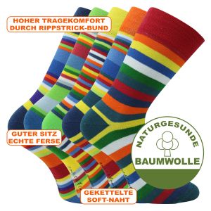 Beste Laune Ringel Socken für Kinder und Jugendliche