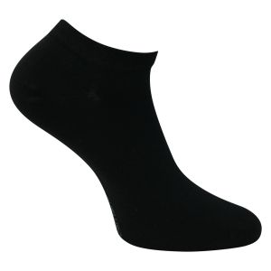 Bio Baumwolle Sneaker Socken schwarz ohne Gummidruck von camano - 2 Paar