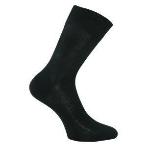 camano Luxus Business-Socken merzerisiert schwarz - 2 Paar