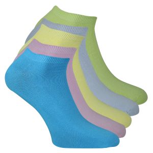 Damen Basic Sneaker-Socken pastell mix