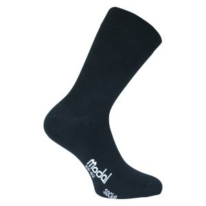 Extra feine schwarze Wellness-Socken mit Tencel-Modal ohne Gummidruck - 3 Paar