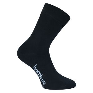 Extra stabile Wellness Bambus Socken schwarz - 3 Paar