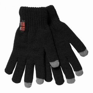 Heat Keeper Damen Touchscreen Strick Handschuhe schwarz TOG Rating 1.9 - 1 Paar