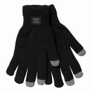Heat Keeper Herren Touchscreen Strick Handschuhe schwarz TOG Rating 1.9 - 1 Paar