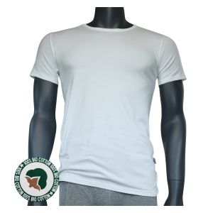 Herren BIO Baumwolle T-Shirts rundhals weiß APOLLO - 2 Stück