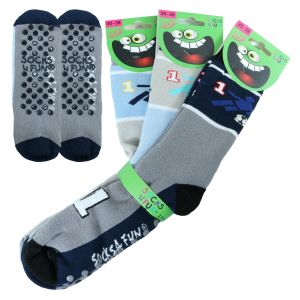 Kinder Socken mit Fußball-Motive und ABS Stopper-Noppen