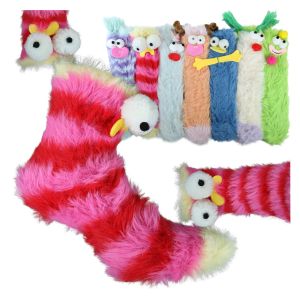 Lustige Funny Fluffige Happy Monster Socken Freak Family