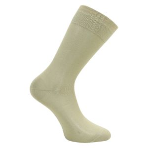 Luxus Business-Socken merzerisiert beige camano - 2 Paar
