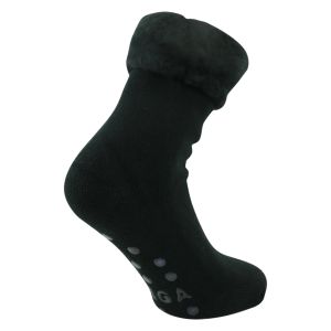 Mega Thermo Heat Socken mit ABS Noppen schwarz - Tog Rating 2.3 - 1 Paar