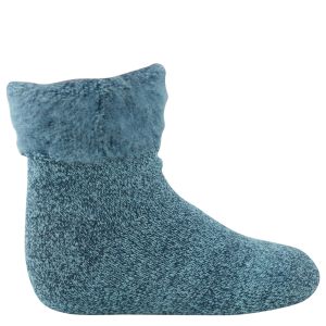 Kinder Thermo Socken MEGA DICK blau melange mit Tog Rating 2.3 - 1 Paar