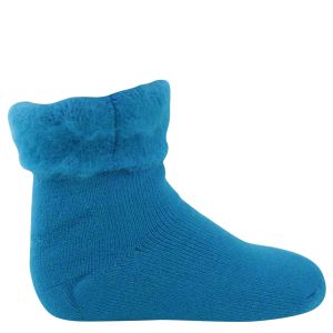 MEGA DICKE türkis blaue Kinder Thermo Socken mit Tog Rating 2.3 - 1 Paar