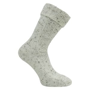 Modische Tweedgarn Trachten-Socken mit Wolle - 1 Paar