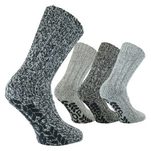 Norweger Socken mit Wolle superweich Luxus Qualität - 2 Paar