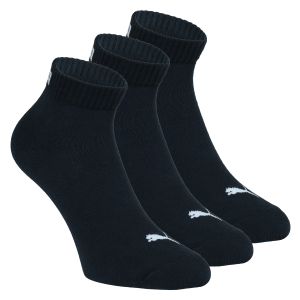 Weiche Puma Quarter Socks mit viel Baumwolle schwarz