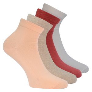 4 Paar Trekkingsocken kurze Sportsocken Quarter Socks Unisex für Herren & Damen 