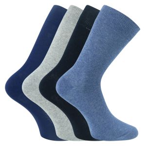 s.Oliver classic Socken Baumwolle blau-schwarz-grau-mix - 4 Paar