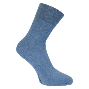 Extra feine antimikrobielle Kurzschaft Socken jeansblau melange