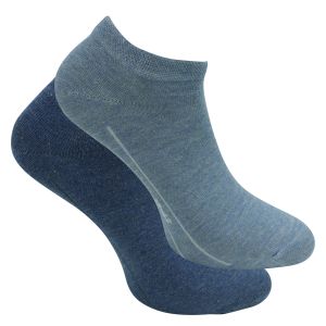 Sneaker Socken denim-melange-mix von Camano - 3 Paar