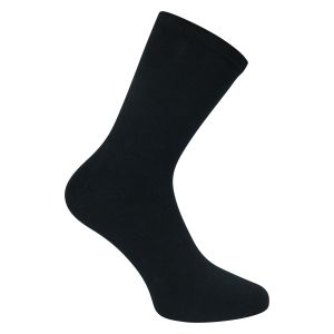 Schwarze Socken für Damen und Herren -save the world- GOTS Bio Baumwolle