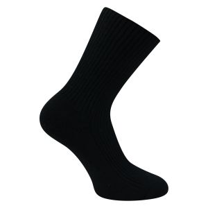 Schwarze Socken aus 100% Schurwolle vom Schaf - Nordpol - 1 Paar