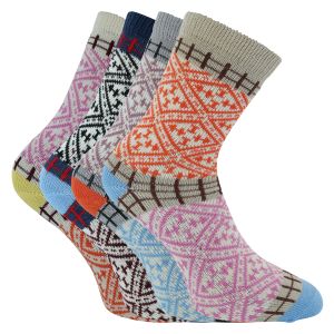 Wohlfühl-Hygge-Socken mit extra viel Baumwolle Folklore Design