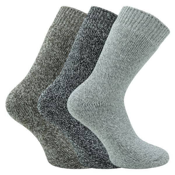 Thermo Socken Made in Norwegen Vollplüsch mit Schafwolle extra dick 