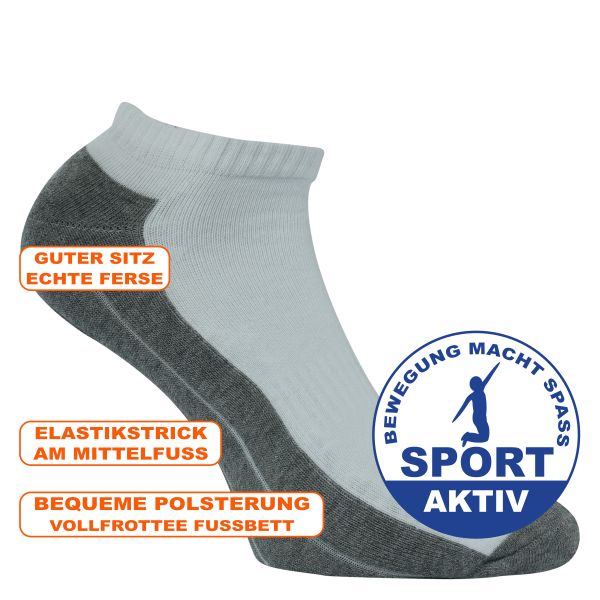 Weiche Camano Sneaker Socken Pro Tex Function stylish weiß